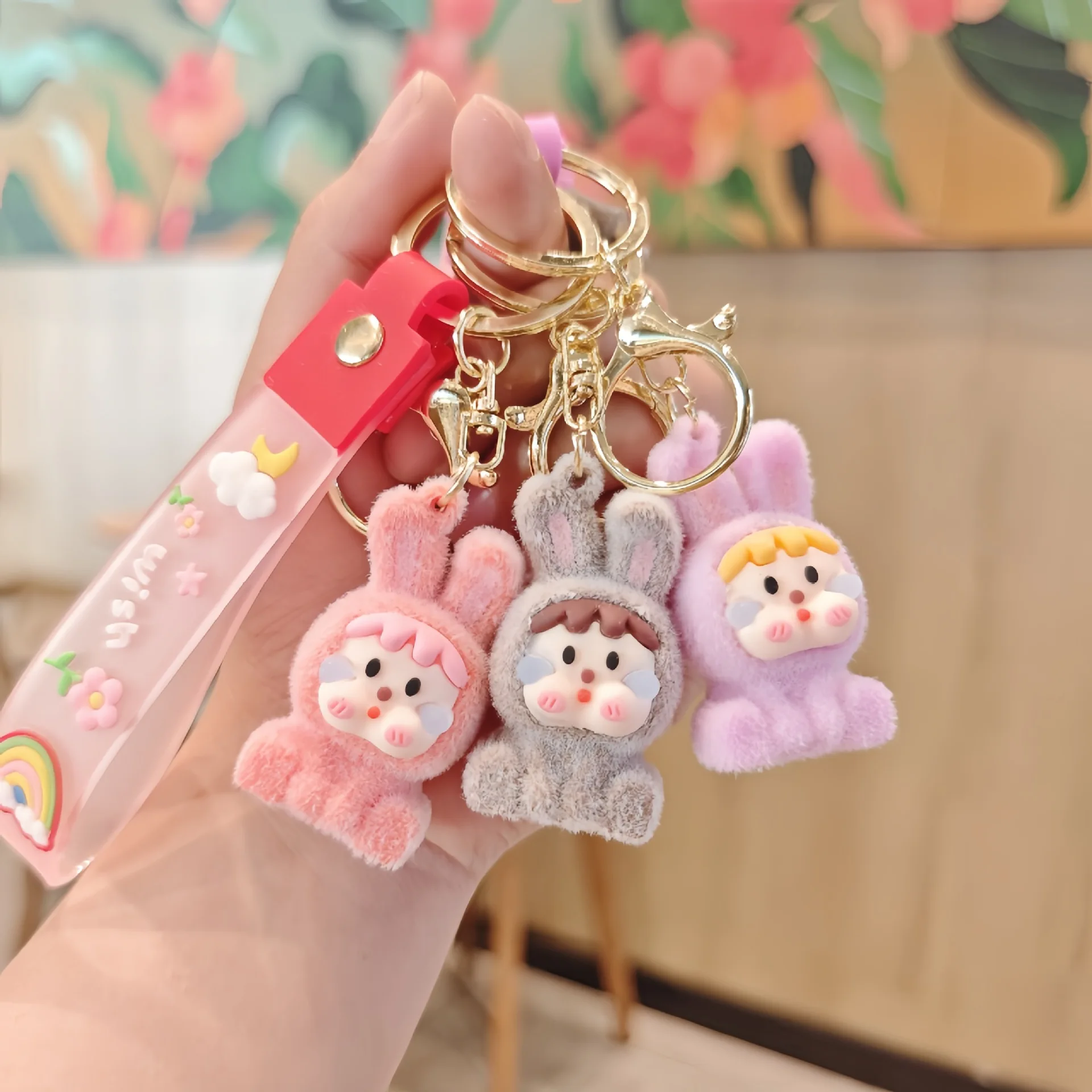 

New Cute Cartoon Fashion Keyring Accessories Backpack Pendant Hanging Ornament DIY Jewelry Decoration Decorative Gifts