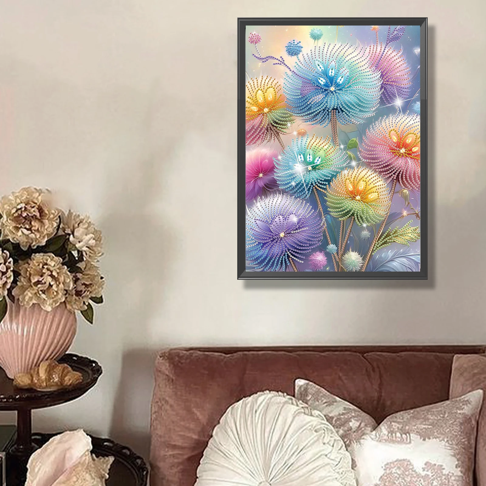 꿈꾸는 꽃 부분 DIY 5D 특수 모양 드릴 다이아몬드 - Home Decor Diy Ideas 리뷰 및 가격