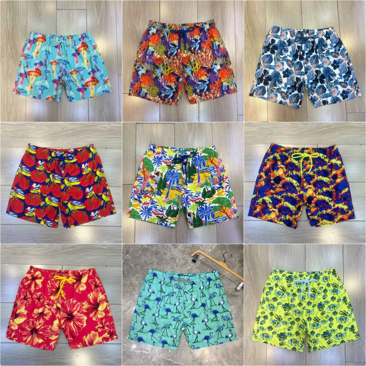 Brand New Men's Turtles Printed Beach Board Shorts 4Way-Stretch Swimwear Fashion Surfing Pants Swim Trunks Swimsuits Bathing