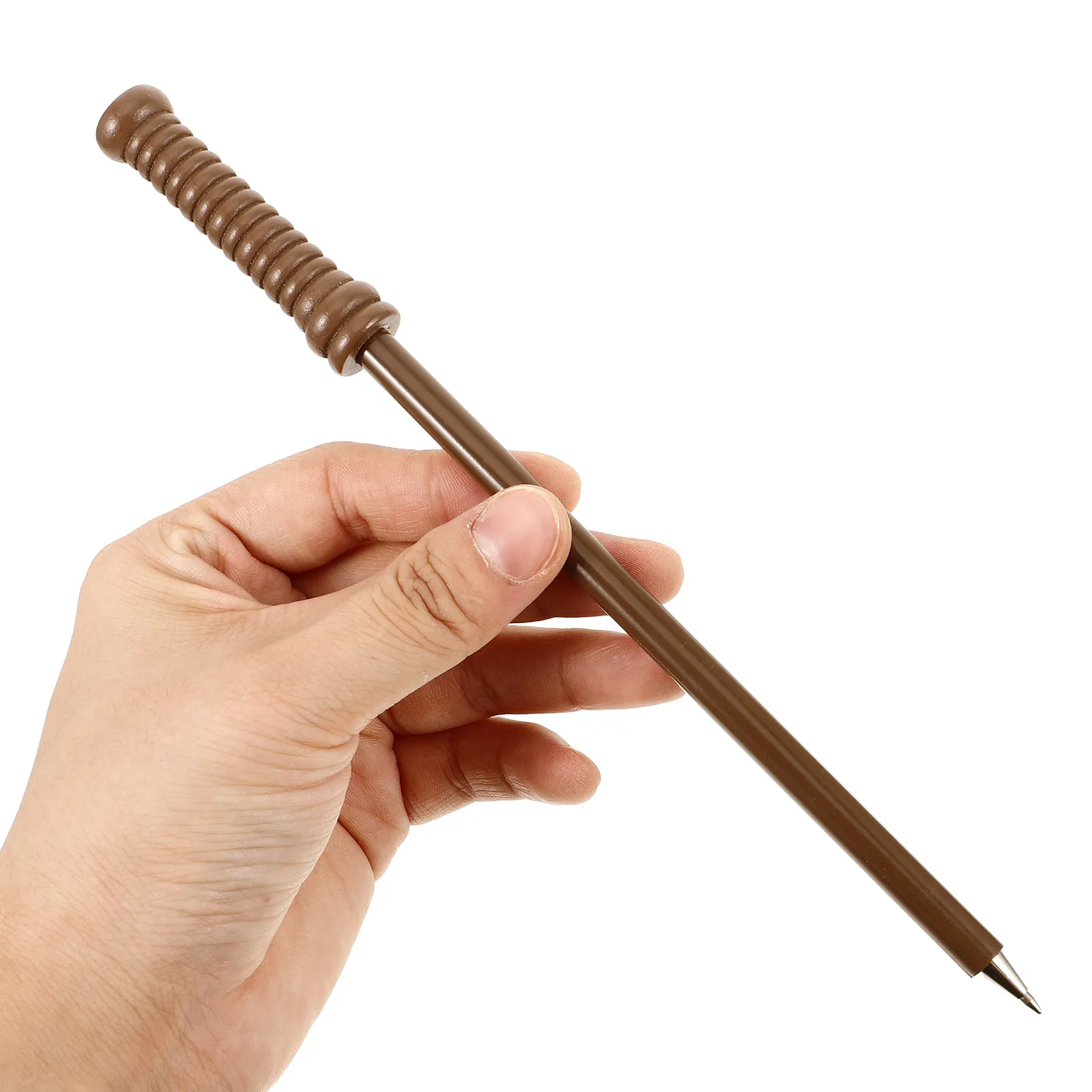 

12Pcs Halloween Party Wand Pens Smooth Ballpoint Pens with Comfortable Grip Wooden Material for Crafting Greeting Cards Photo