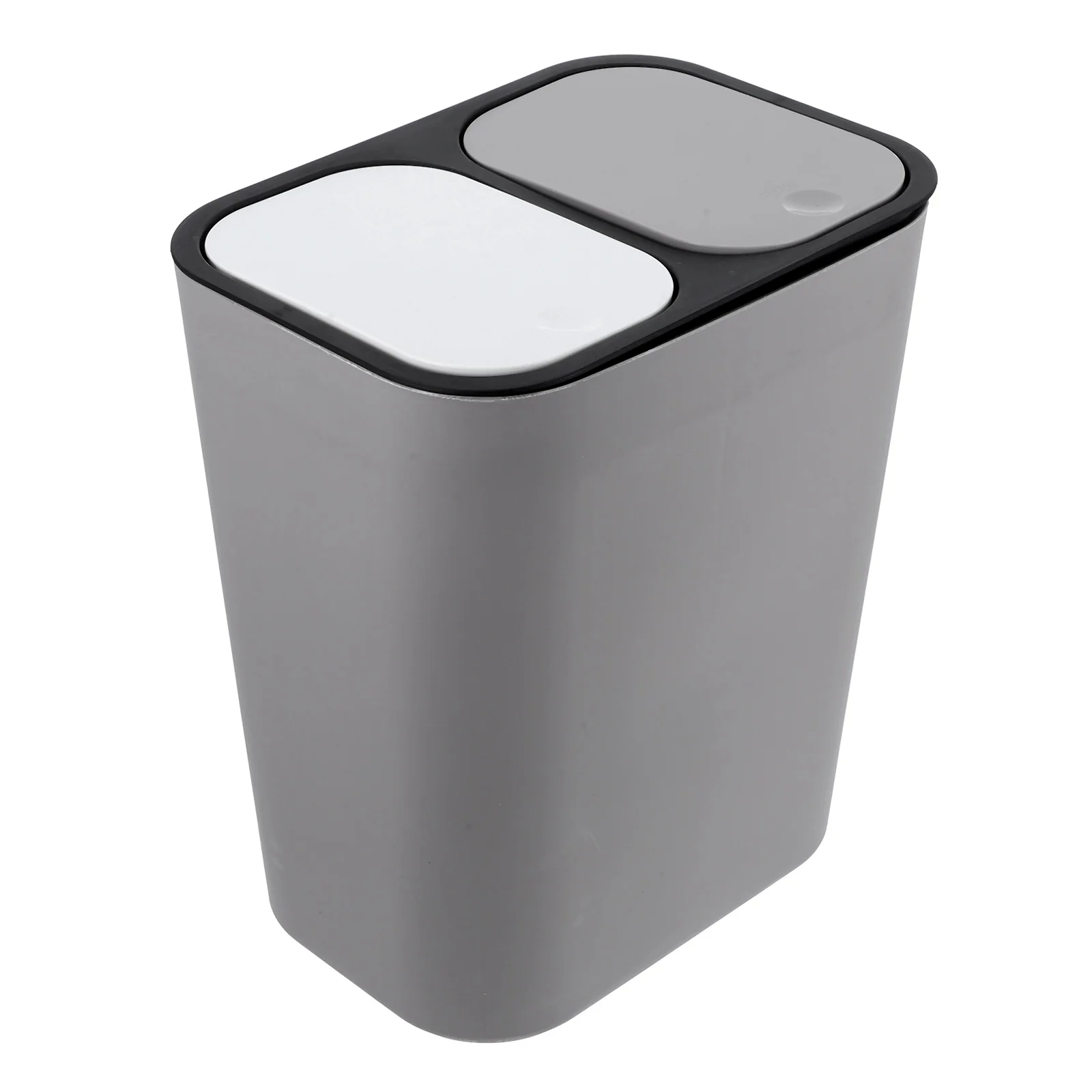 

Dry and Wet Separation Trash Can Bin Kitchen Trashcan Garbage Dual Compartment Modern Dustbin for Recycle