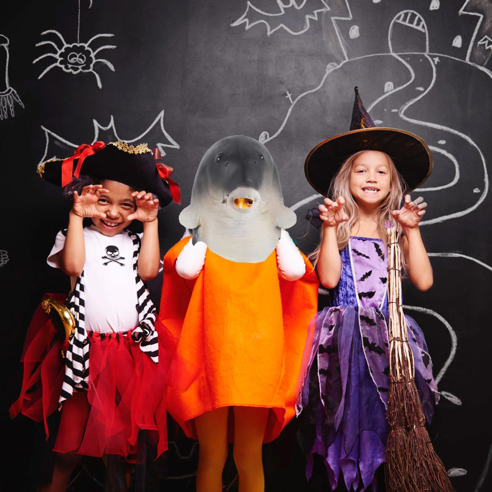 

Latex Head Cover Halloween Party Mask Headgear Masquerade Masks Decorative Man