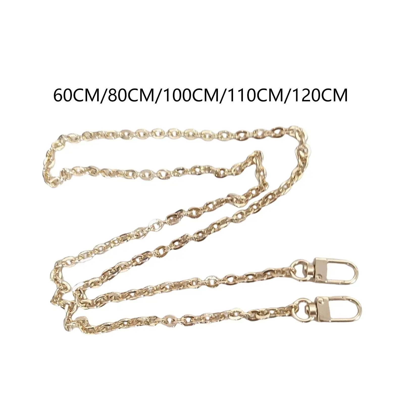 Handbag Metal Chains Shoulder Bag Strap DIY Purse Chain Gold Handles Bag Accessories Chain