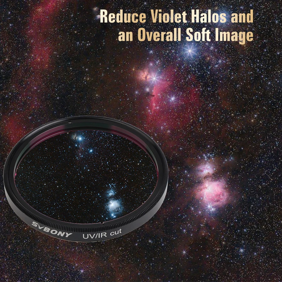 Svbony UV‑IR‑Sperrfilter für Teleskope 1,25/2 Zoll Gewinde Infrarotfilter für CCD‑Kamera‑Okulare und astronomische Kameras – Detail 5