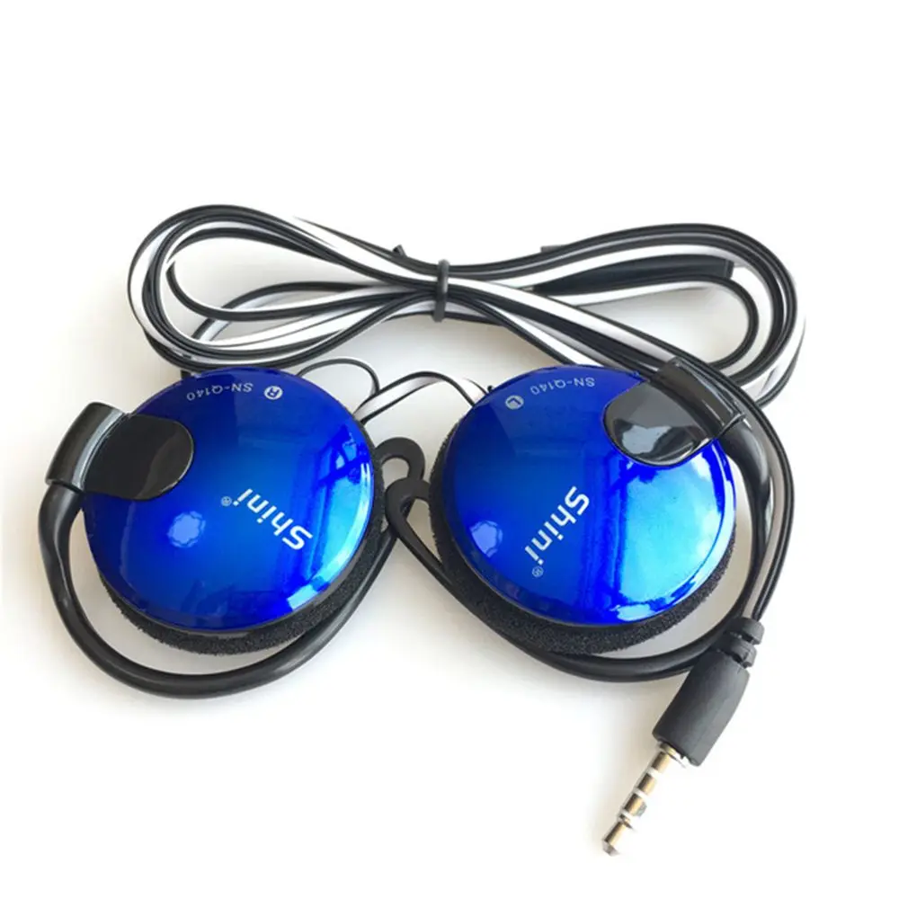 Multiple Color Wired Earpiece Stereo Sport Headphone Headset Ear Hook Earphone