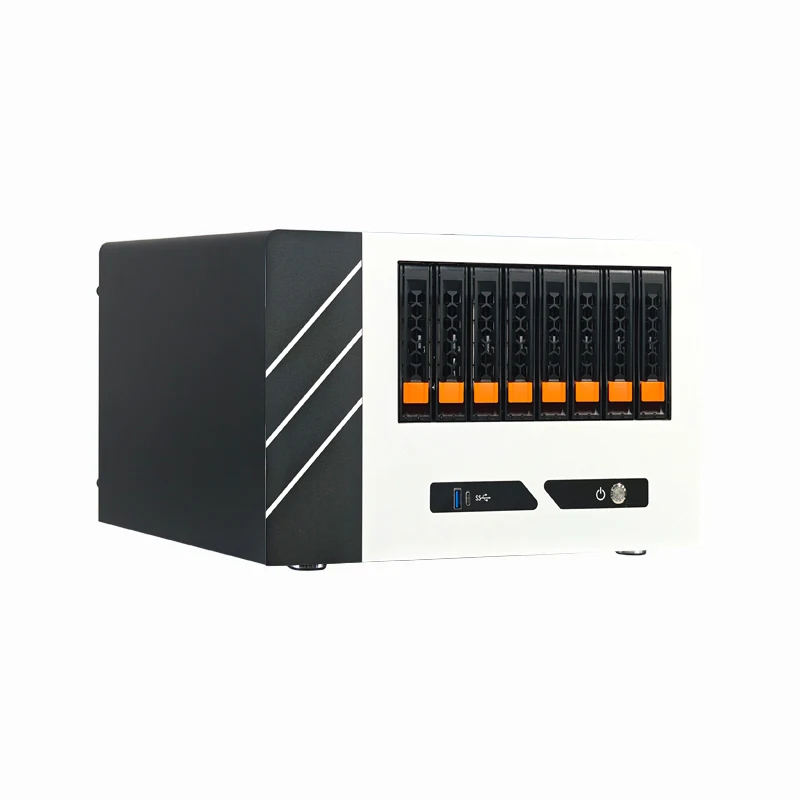 8-drive NAS case SFF8643 Backplane Hot-plug Private Cloud Server