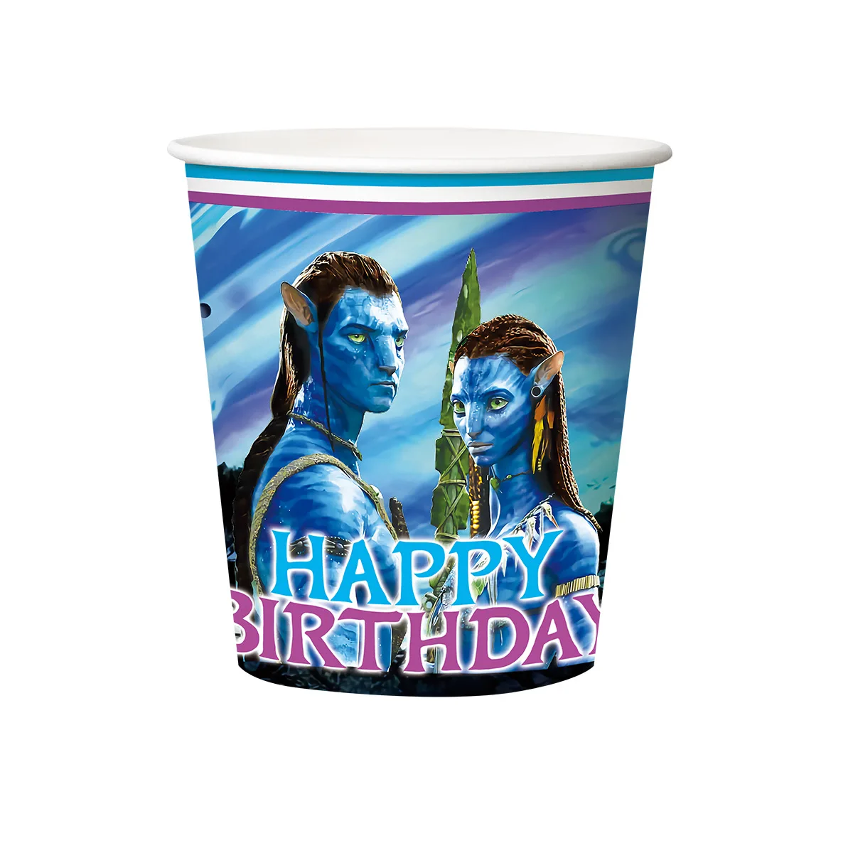 Avatar Disposable Tableware Birthday Party Supplies Balloon Backdrop Decoration Cake Topper Banner Sling Cup Plate Baby Shower