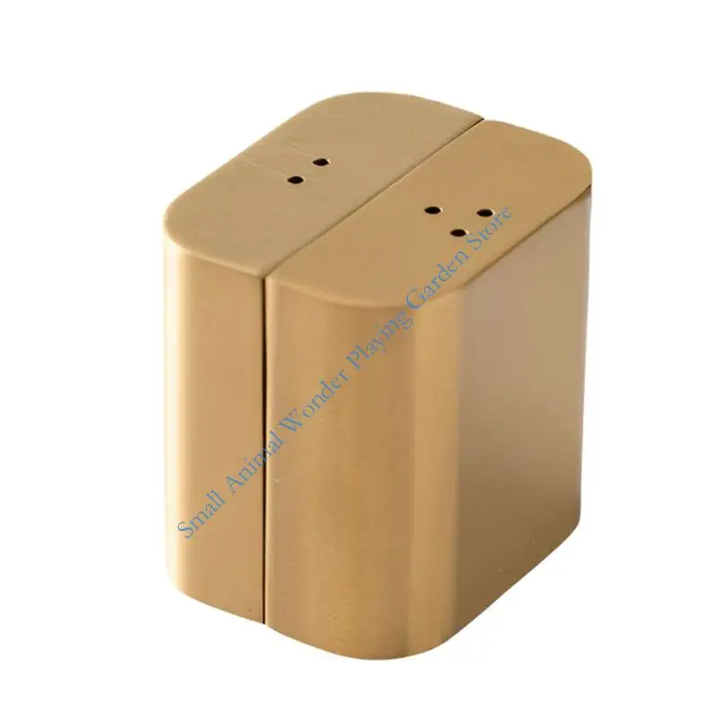 C9GC Stainless Steel Salt Pepper Shakers Contemporary Kitchen Seasoning Bottles Set