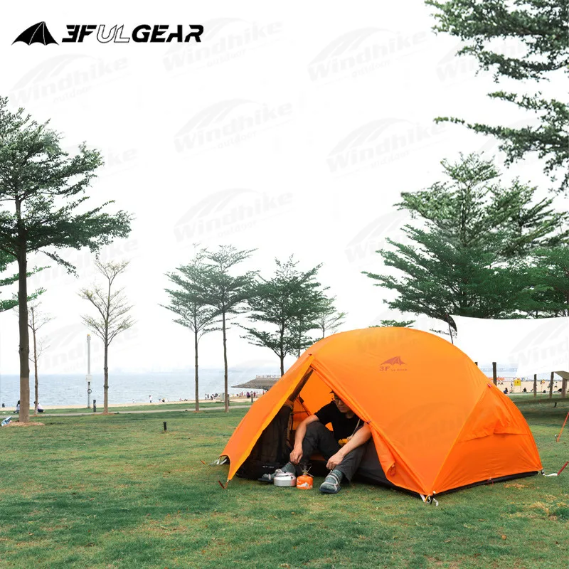 3F UL GEAR Outdoor Floating Cloud 2 Person Tent Camping Ultralight