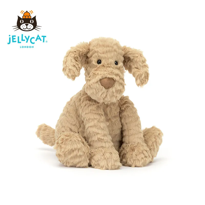 

Jellycat Wavy Puppy Plush Toy Comforting Doll Stuffed Animal Kids Plushie Birthday Gift UK