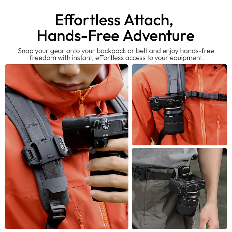 Ulanzi UKA07 Uka Quick-release Kit for Backpack Clip for Camera Compatible with F38 Top Plate