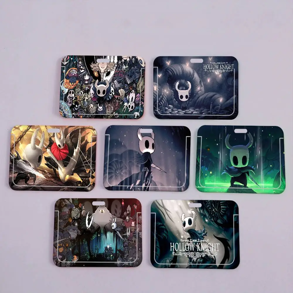 Video Game H-Hollows K-Knights 1 Pcs Sliding ID Badge Holder With Clear Window ID Card Protector For Office School Staff Student