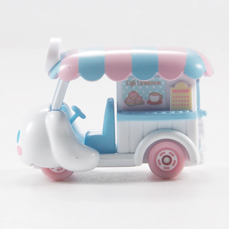 TAKARA TOMY Tomica Sanrio CINNAMOROLL Cute Alloy Car Model Mini Die-cast Exciting Model Ornaments Children Toys Christmas Gifts