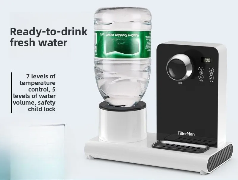 

Диспенсер для мгновенной воды, быстрый нагрев, домашний настольный маленький мини-офисный диспенсер для прямого питья молока