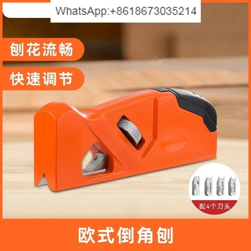 

Woodworking planer Pony European chamfer shoulder planer Manual Edge trimming Angle 45 degree