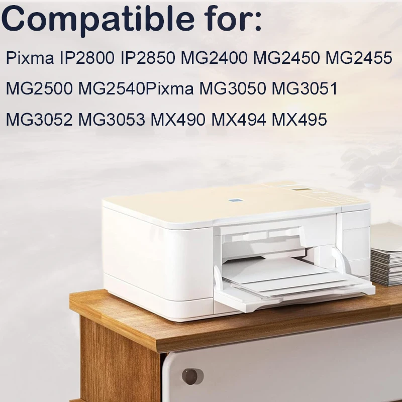 Vilaxh Smart Tintenpatronen-Kit für Canon PG 545 CL546 für Canon Pixma TS3150 MG3051 MG3052 MG3053 MX490 MX494 Canon Pixma 545