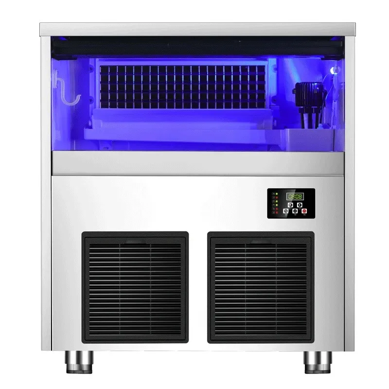 For Cross-border foreign trade ice cube upgraded small commercial ice machine Europe and America 220V/110V square ice