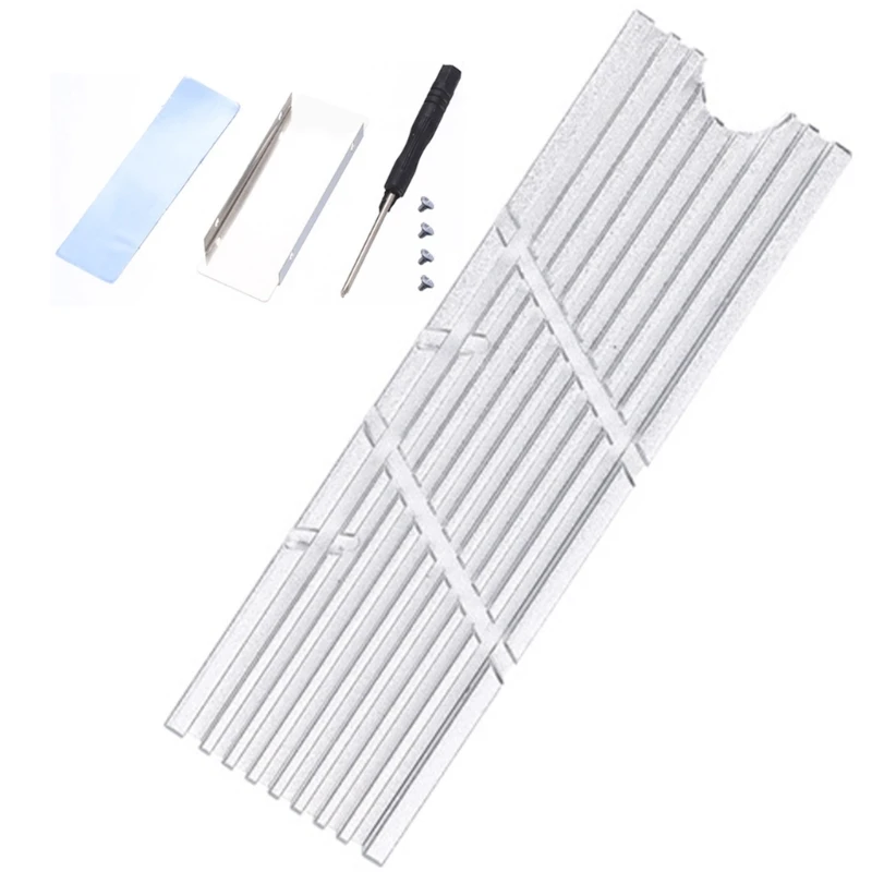 

Q22A Low 6.5mm M.2 SSD Heatsink Easy Installation With Heat Dissipation Pad Optimized For Gamer Upgrades Storage