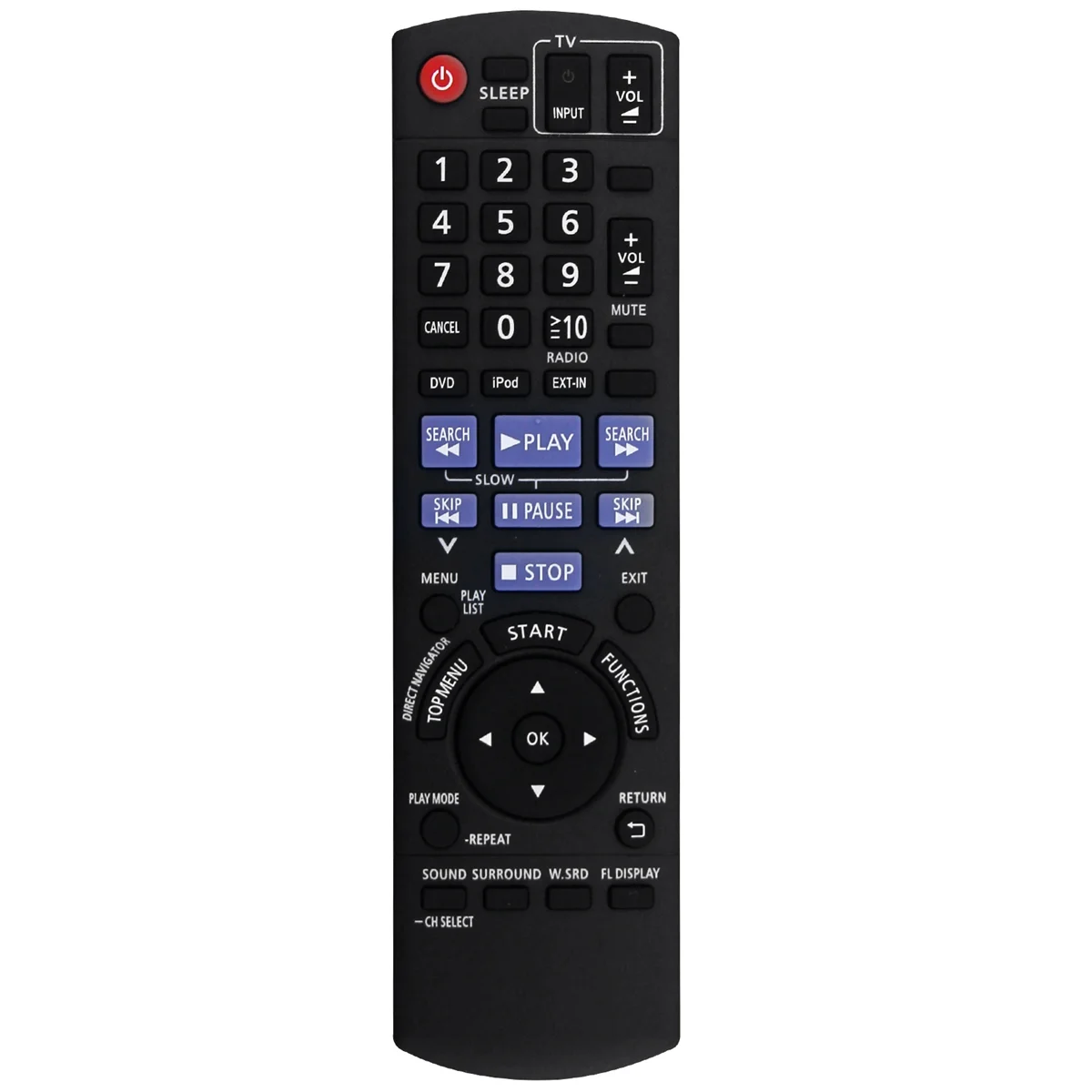 パナソニック ホームシアター レシーバー用 N2QAYB000514 リモコンを交換します。