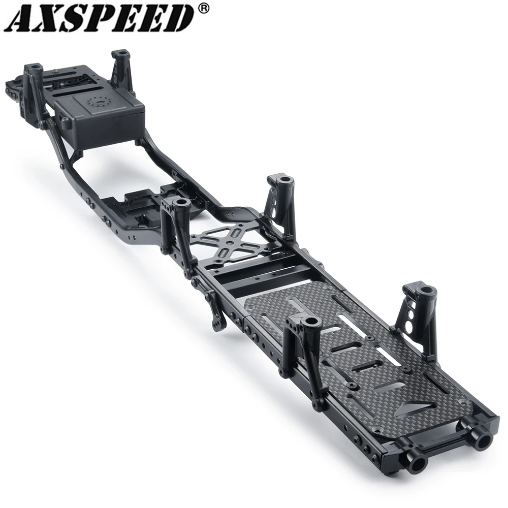 AXSPEED Metal Chassis Frame 6x6 for Axial SCX10 90046 90047 90027 90028 1/10 RC Crawler Car Upgrade Accessories