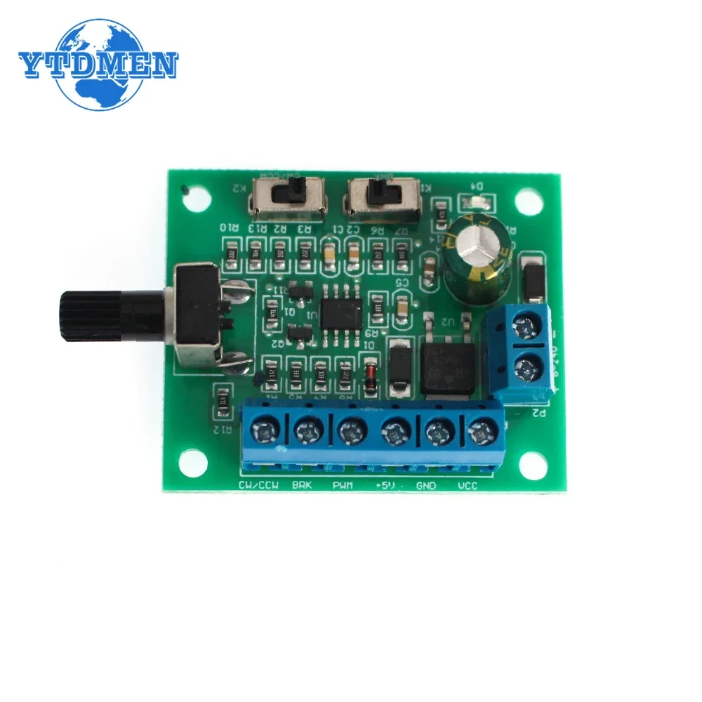 8V-24V Brushless DC Motor Speed Controller with Drive Brushless Motor PWM Speed Control Board 18KHz