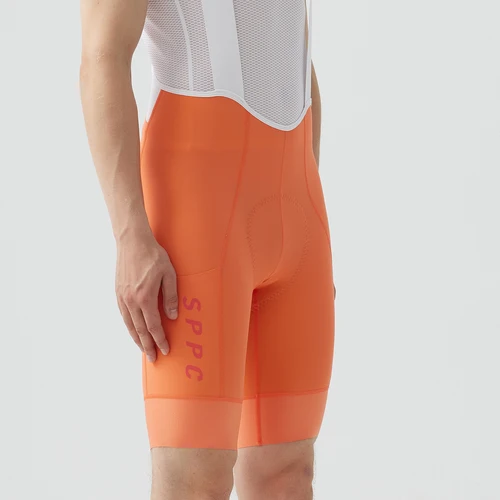 Imagen 2 del producto SPEXCEL SPPC 2025 NUEVOS pantalones cortos con pechera PRO RACE para hombre, tejido ligero de secado rápido y transpirable con almohadilla Dolomiti italiana de 120 kg
