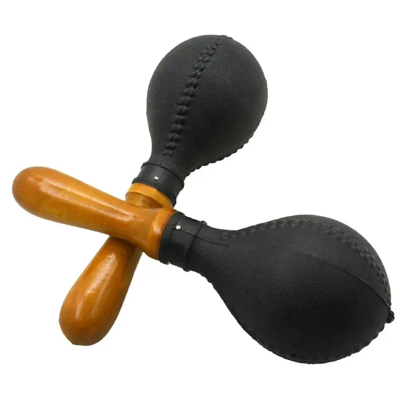 ABKV-Shakers Rattle Sand Drum Percussion Instrument Maracas 1 Pair Musical For KTV Party Game