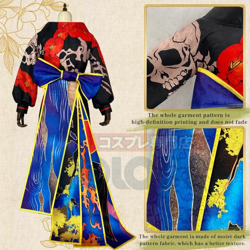 HOLOUN Tokyo Revengers Anime Cosplay Costume Ran Haitani Vol.19 Manga Cover Character Japanese Kimono Halloween Christmas Gift O