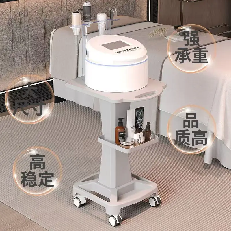 Beauty instrument cart Beauty trolley Beauty salon Small bubble trolley Medical high-end mobile rack