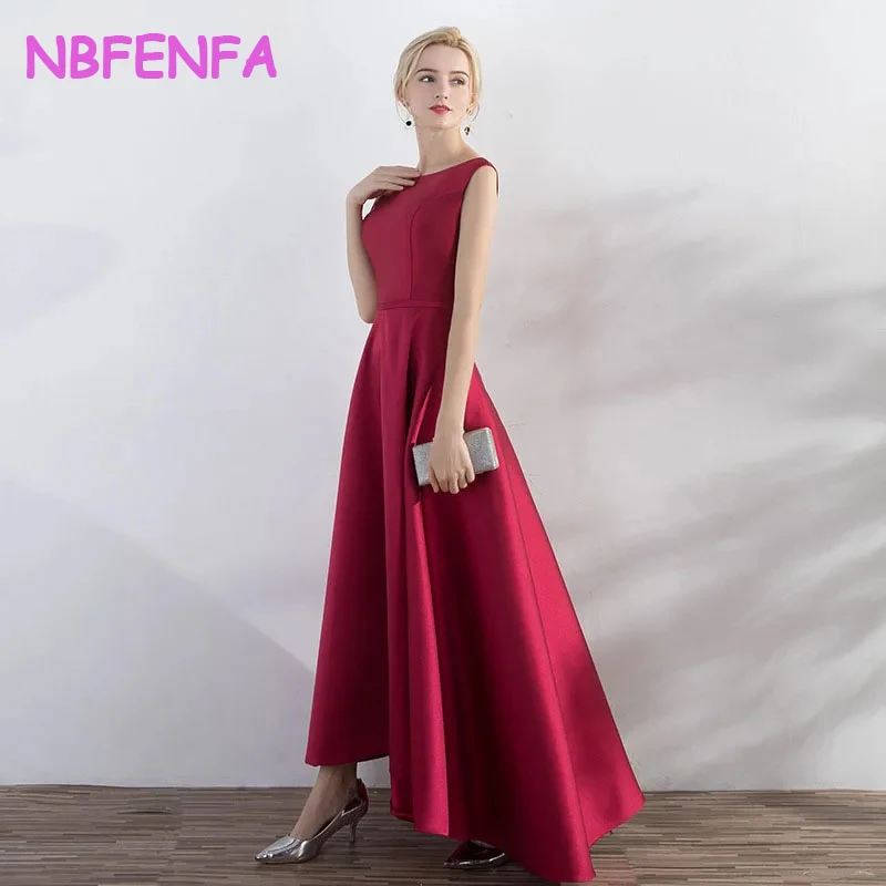 NBFENFA Elegant Long Evening Prom Dress for Women Sexy Banquet Stage Party Dresses Casual Slim High Waist Ball Gown Maxi Dress