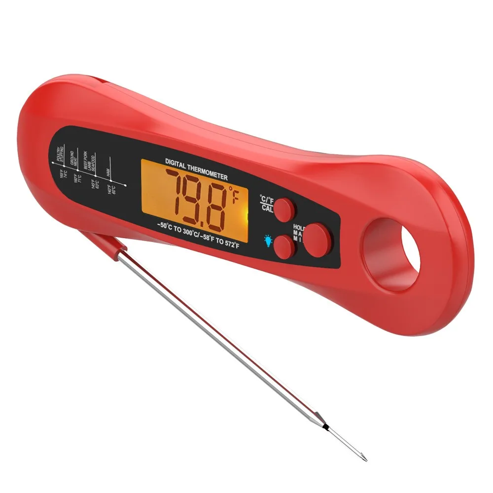 Digital Meat Thermometer Waterproof IP67 with 2 Probes for Kitchen BBQ Grill Cooking Fast Food Measurement Tool - view 6