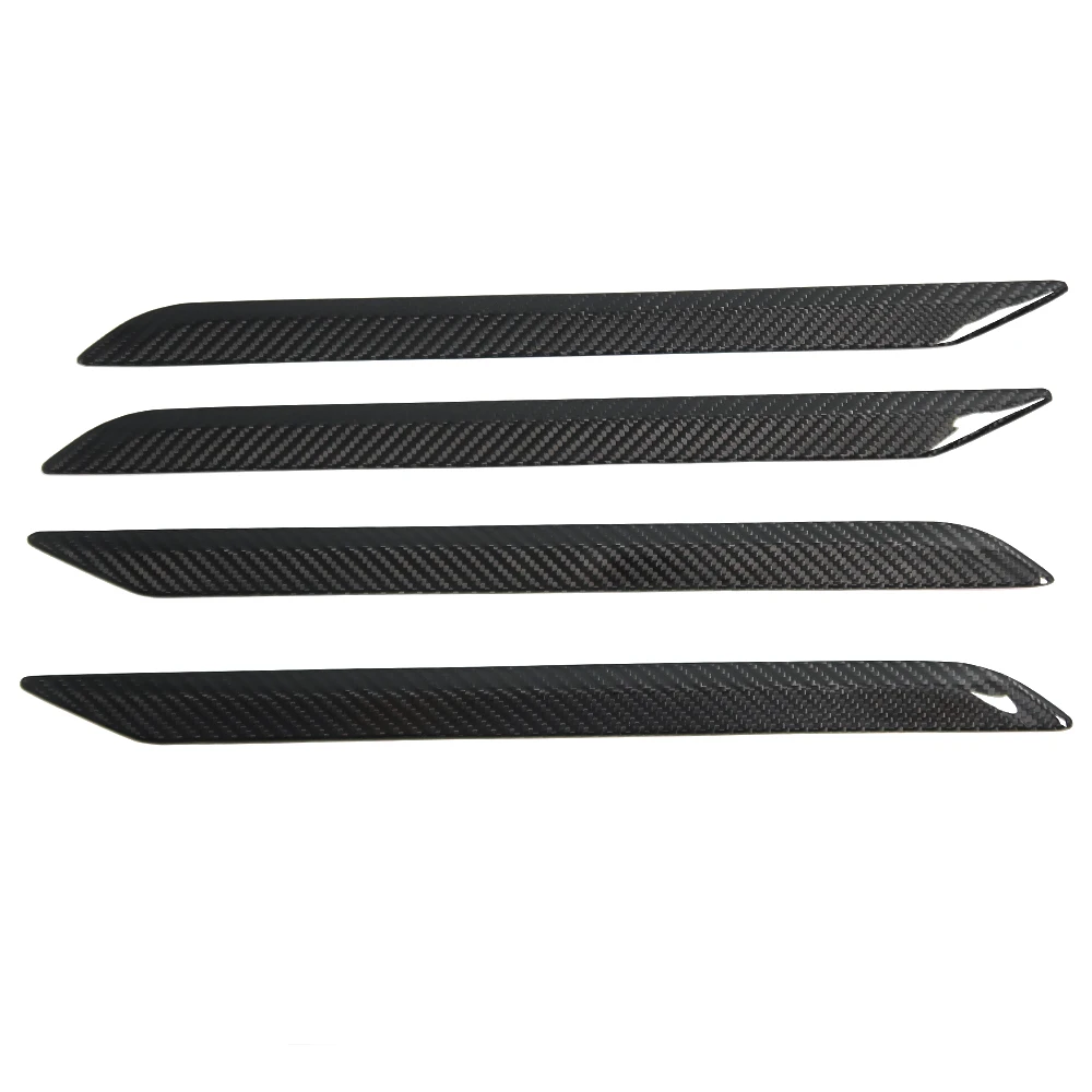 

for Dodge Ram 1500 TRX Rebel Laramie 2019-2023 Interior Door Inner Handle Side Trim Real Carbon Fiber Interior Accessories