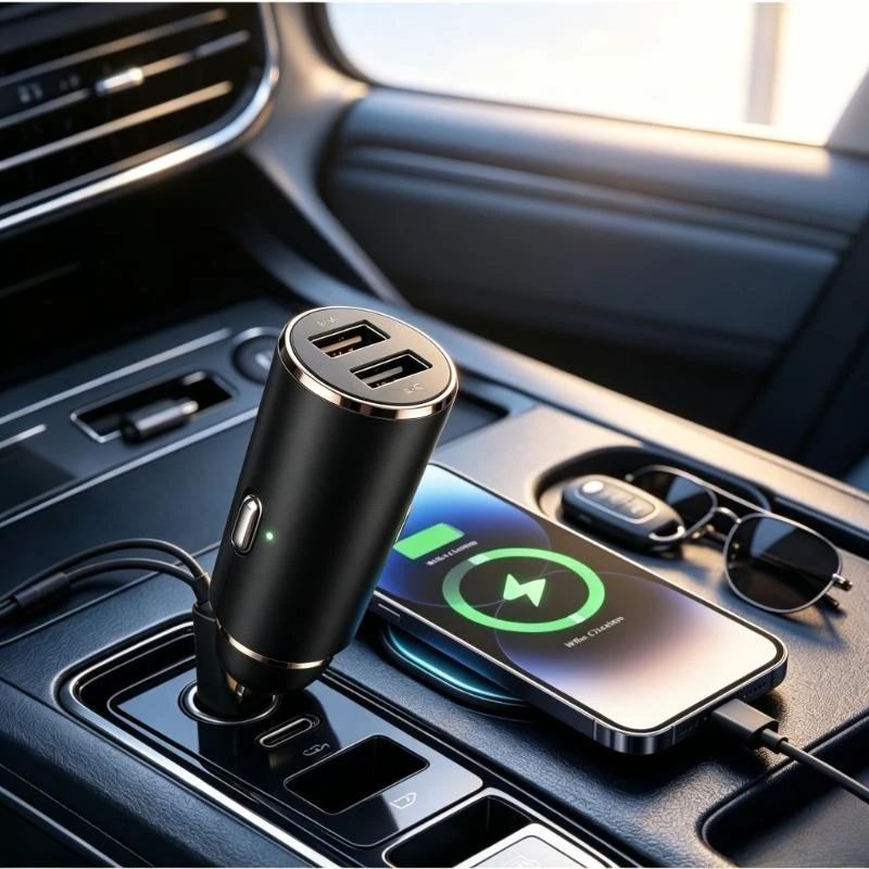 2-in-1 Auto Wireless Conversion Dongle Convert Built-in Wired System To Wireless CarPlay Android Auto For Daily Driving