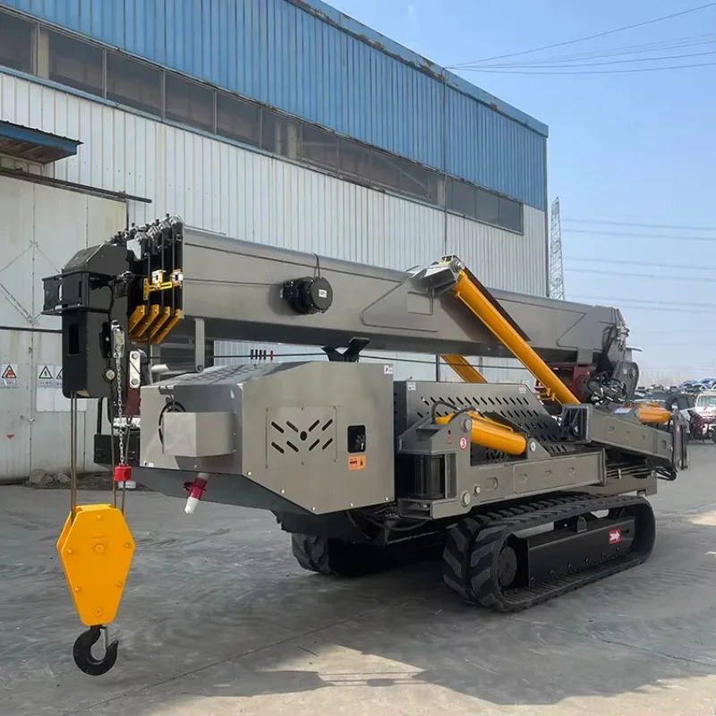 China Factory Construction Cranes 12 Ton Mini Crawler Crane 20m Lifting Equipment Spider Crane 8 Ton 10 Ton Best Price