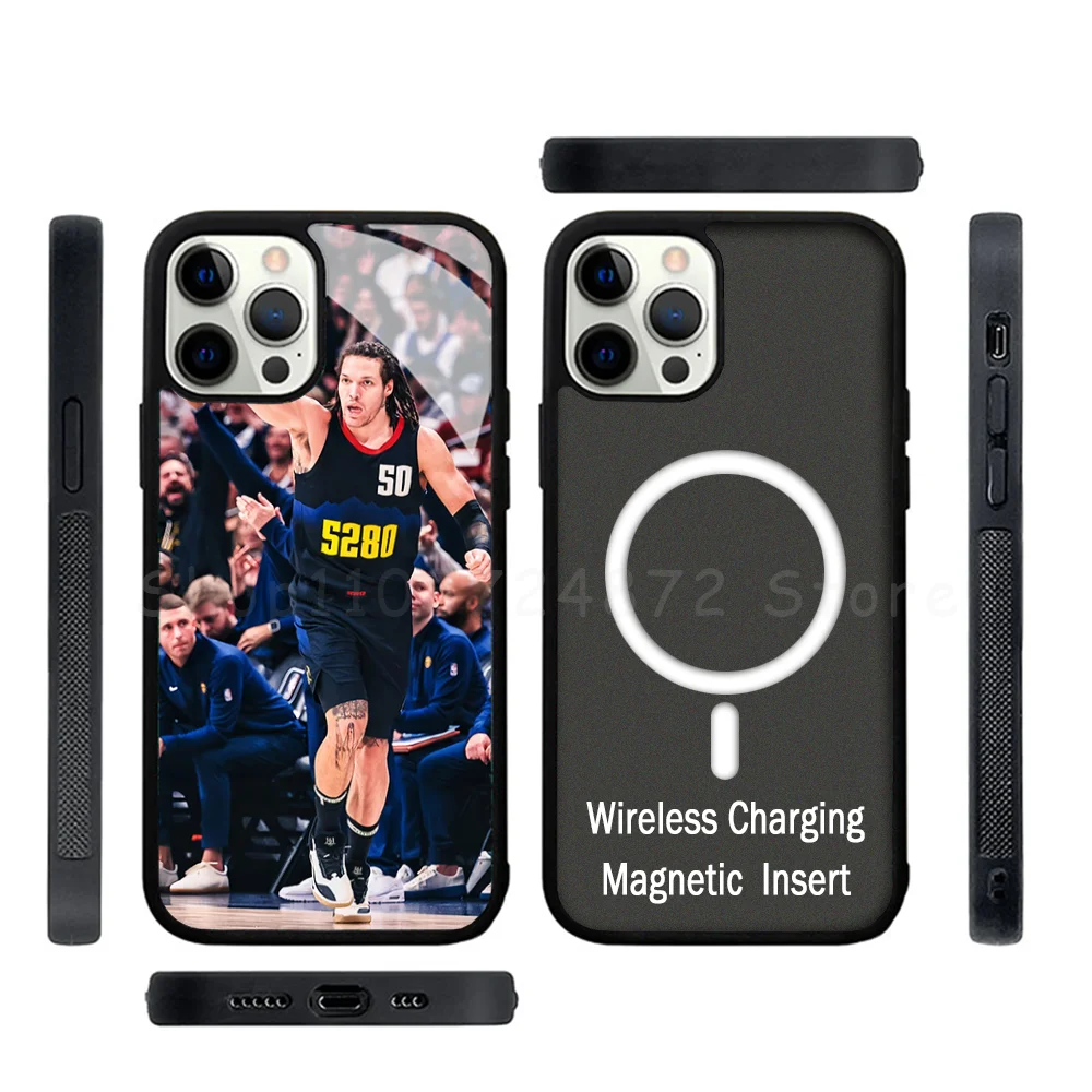 Aaron Gordon Phone Case Strong Magnetic For IPhone 15 14 13 Pro Max Alex Mirror For Magsafe Wireless Charging Cover