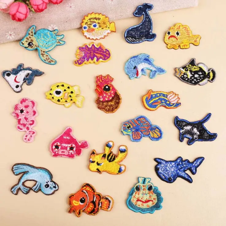 New Arrival 10 Pcs Little Animal Embroidered Patch Iron On Jeans Coat Tshirt Bag Shoe Hat Decor Motif Emblem Accessory DIY