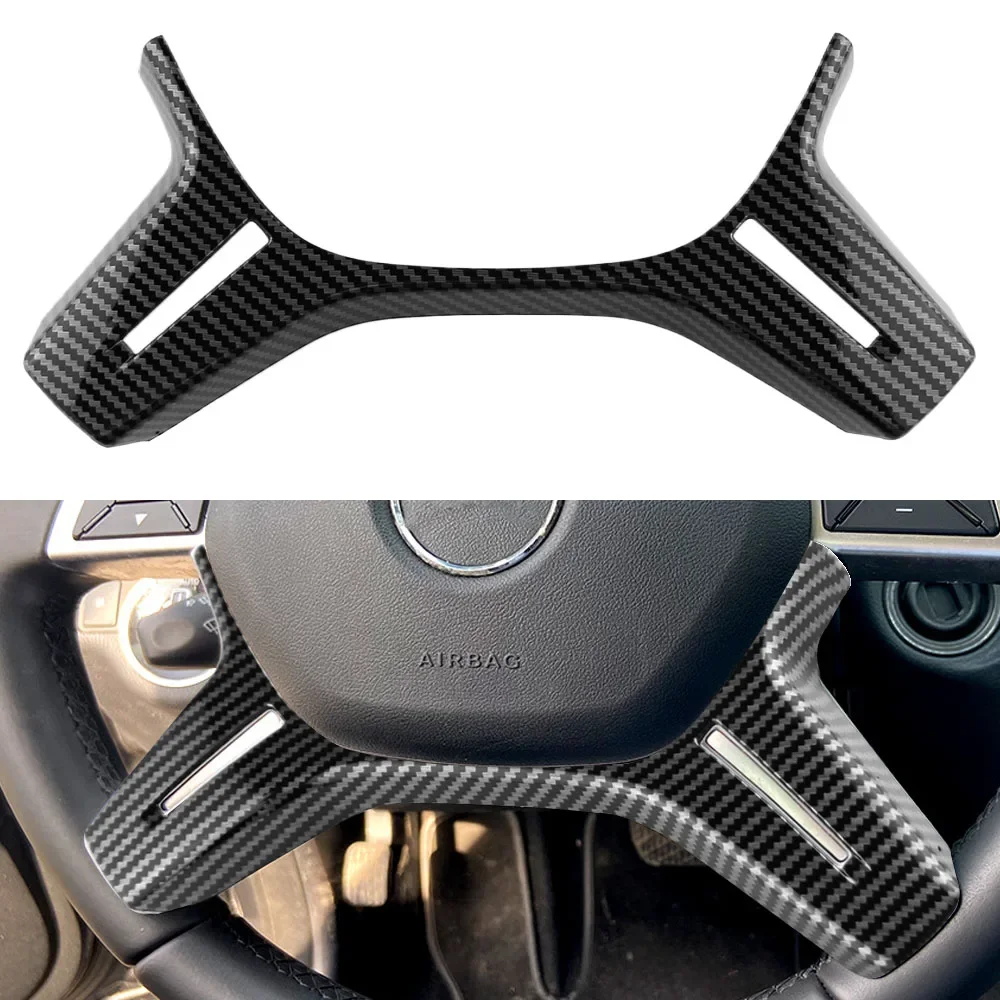 

For Mercedes Benz C E G ML GL Class W204 W212 W463 W166 X166 Car Accessories Steering Wheel Decorative Sequins Frame Trim Cover