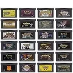 32 Bit Video Game Console Card GBA Game Cartridge Pokemon Series AshGray Dark Rising Liquid Crystal My Ass Pearl For GBA/SP/DS