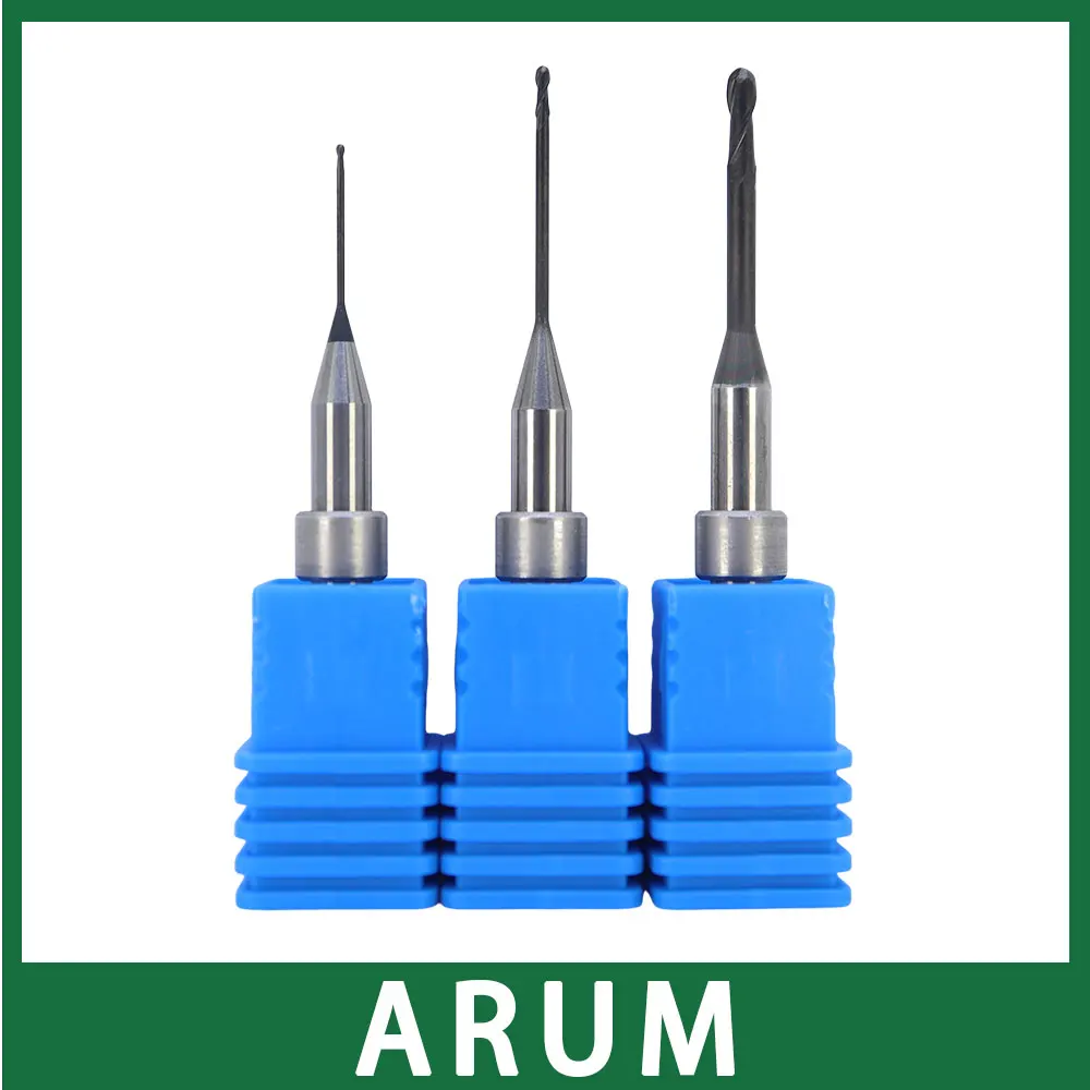 

ARUM CADCAM Milling Zirconia Tools 4mm Shank for 5X-400, 5X-300, 4X-300,etc