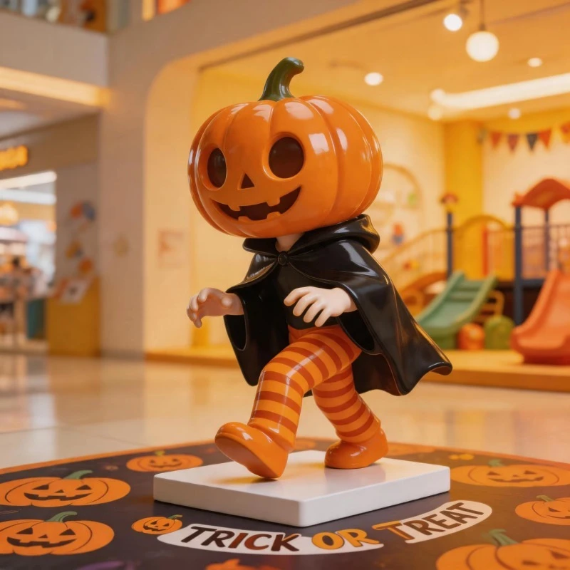 Fiberglass pumpkin sculpture custom sculpture decorative art for Halloween home interior layout