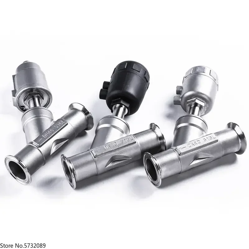 

Quick installation pneumatic steam corner seat valve Y-shaped corner seat valve Clamp type corner seat valve