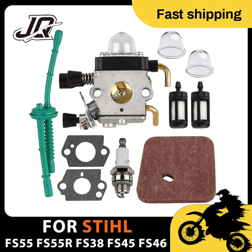

Carburetor String Trimmer Weed Eater For STIHL FS55 FS55R FS38 FS45 FS46 KM55 HL45 FS45L FS45C FS46C FS55C FS55RC