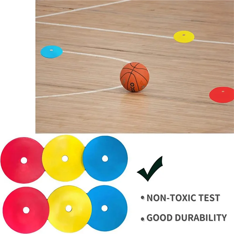 

Y49A-20Pcs Soccer Flat Cones Marker Disc,Basketball Sports Speed Agility Training Markers,Portable Training Equipment