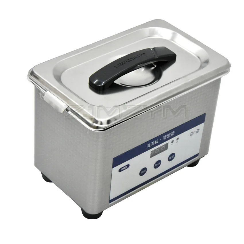 1pc 110V/220V 0.8L digital small ultrasonic cleaner bath JP-008 Stainless Steel Ultrasonic Cleaner