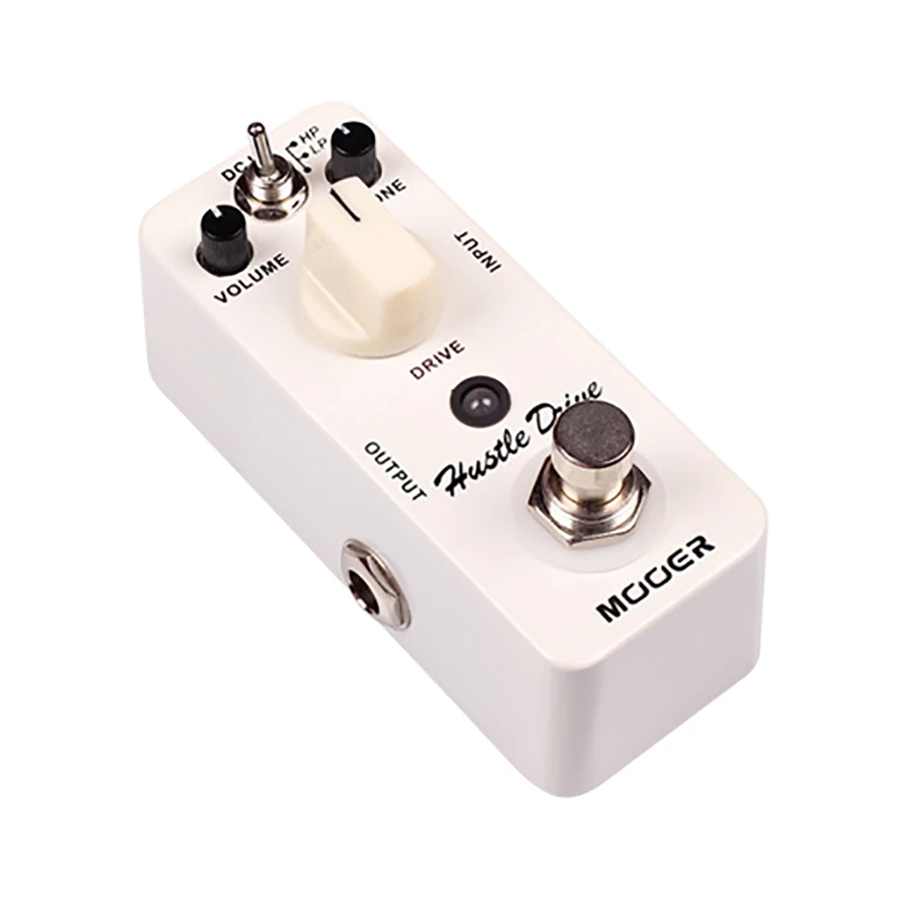 MOOER Hustle Drive Distortion Guitar Effect Pedal 2 Working Modes(HP/LP) Micro Guitar Pedal Tube-like Drive Sound Guitar Part