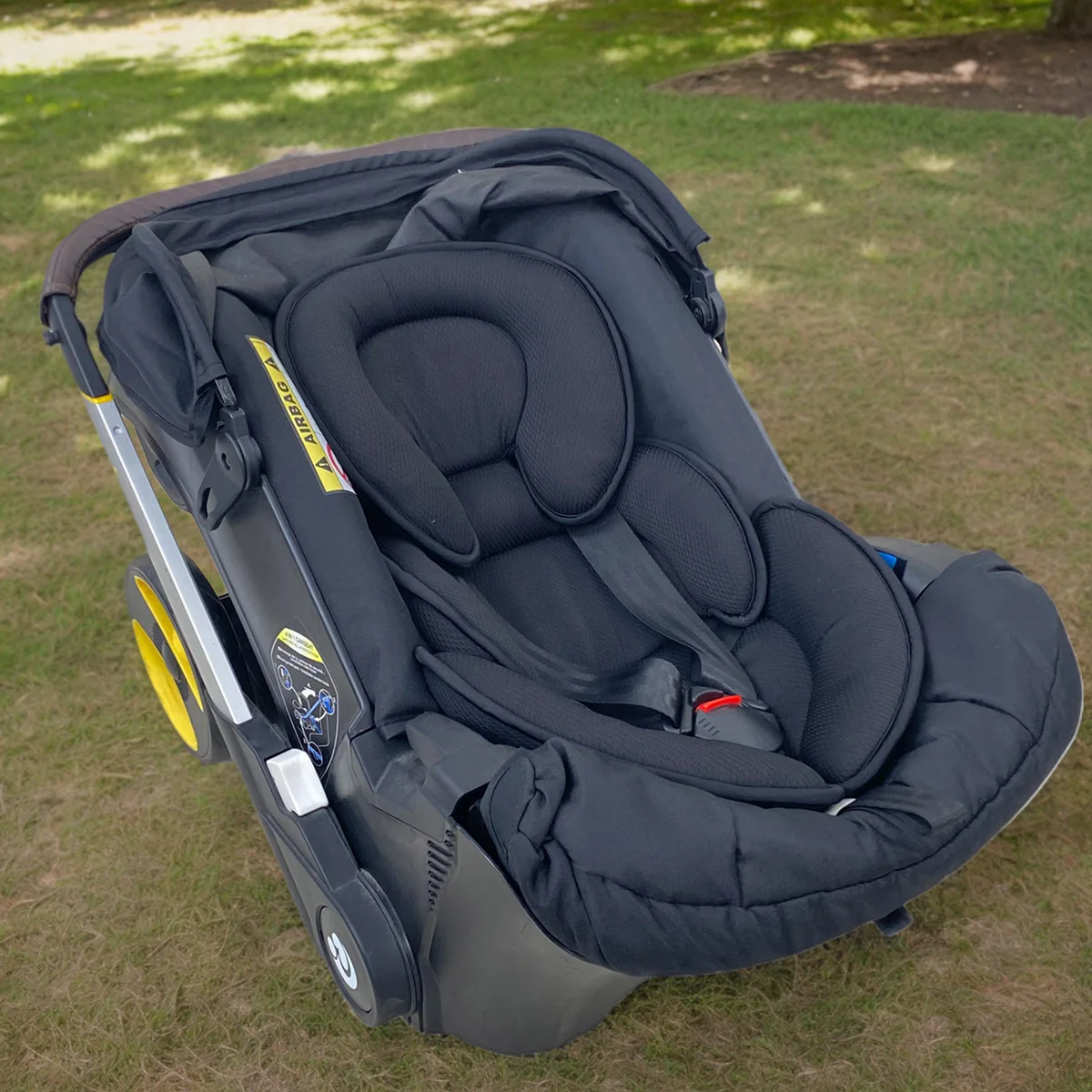 Uniwersalna poduszka do wózka dziecięcego, podparcie głowy i ciała, wkładka do fotelika samochodowego dla niemowląt Doona, akcesoria do wózków dziecięcych dla noworodków.