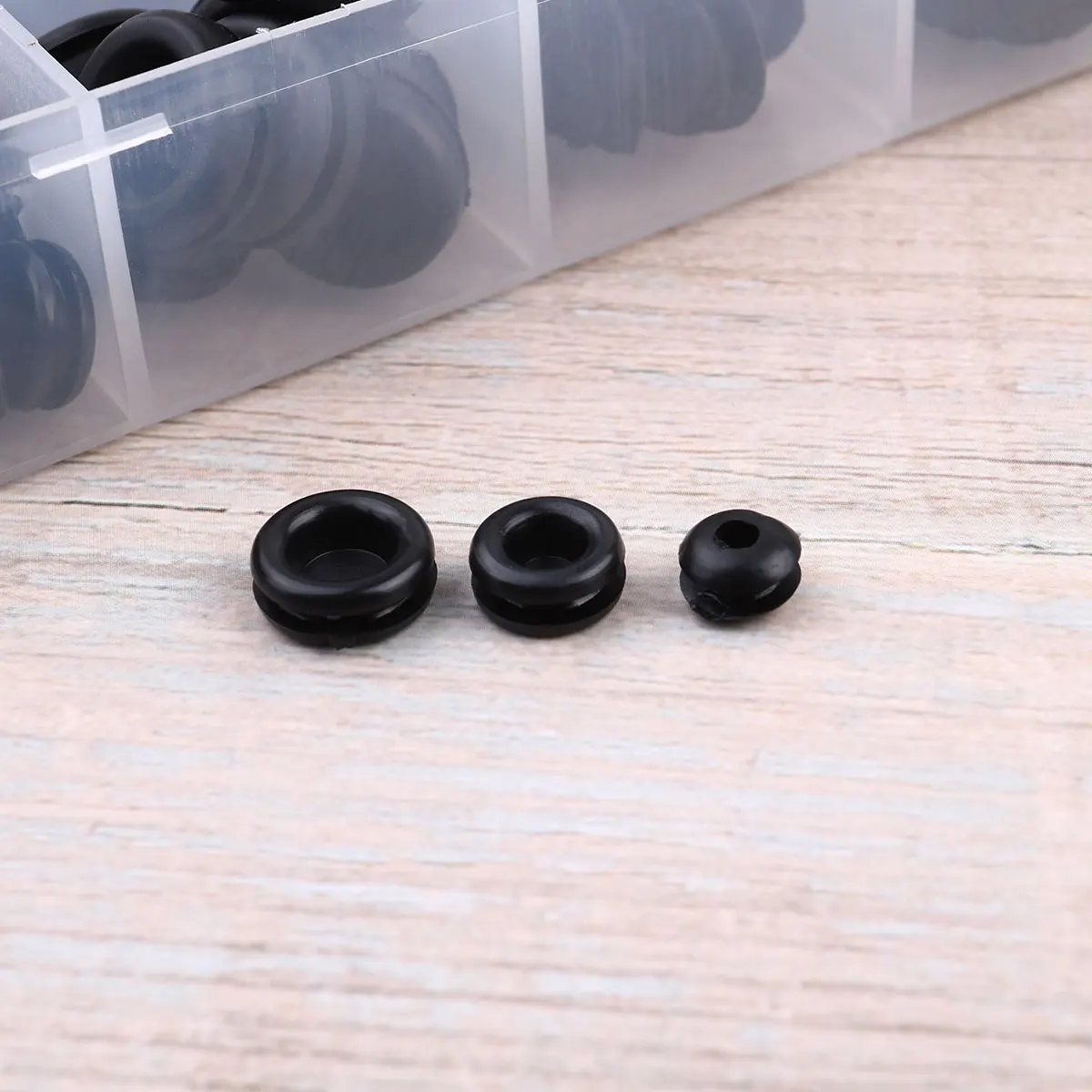 

125pcs Black Rubber Seal Ring Retaining Grommets Set Heat Resistant Elasticity For Car Door Window Appliance Pump Gasket Kits