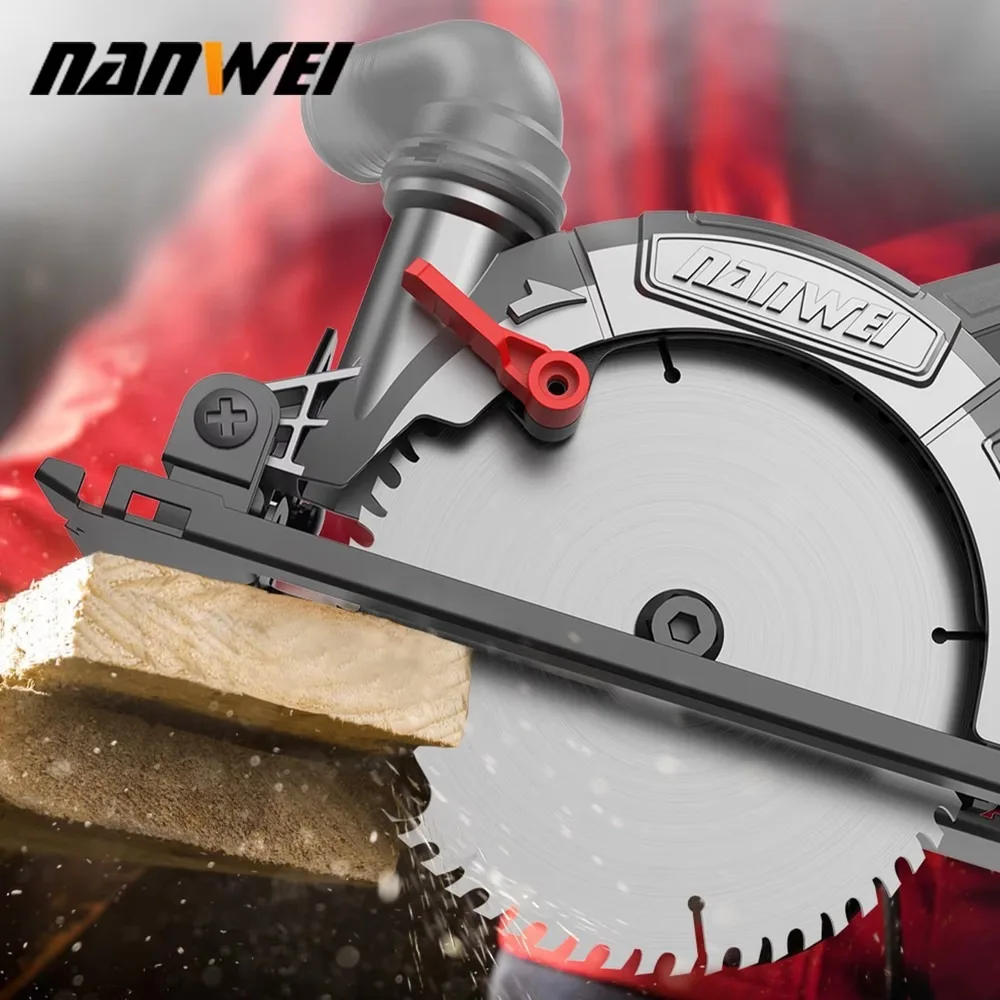CS5061 Electric Circular Saw 20V Cordless Brushless Wood Cutting Power Tool for DIY Woodworking
