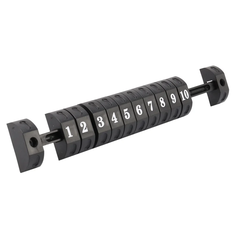 RTENTE-4 Pcs Foosball Scoring Counters Indicator For Standard Football Table Machine Accessorie Foosball Scoreboard Black