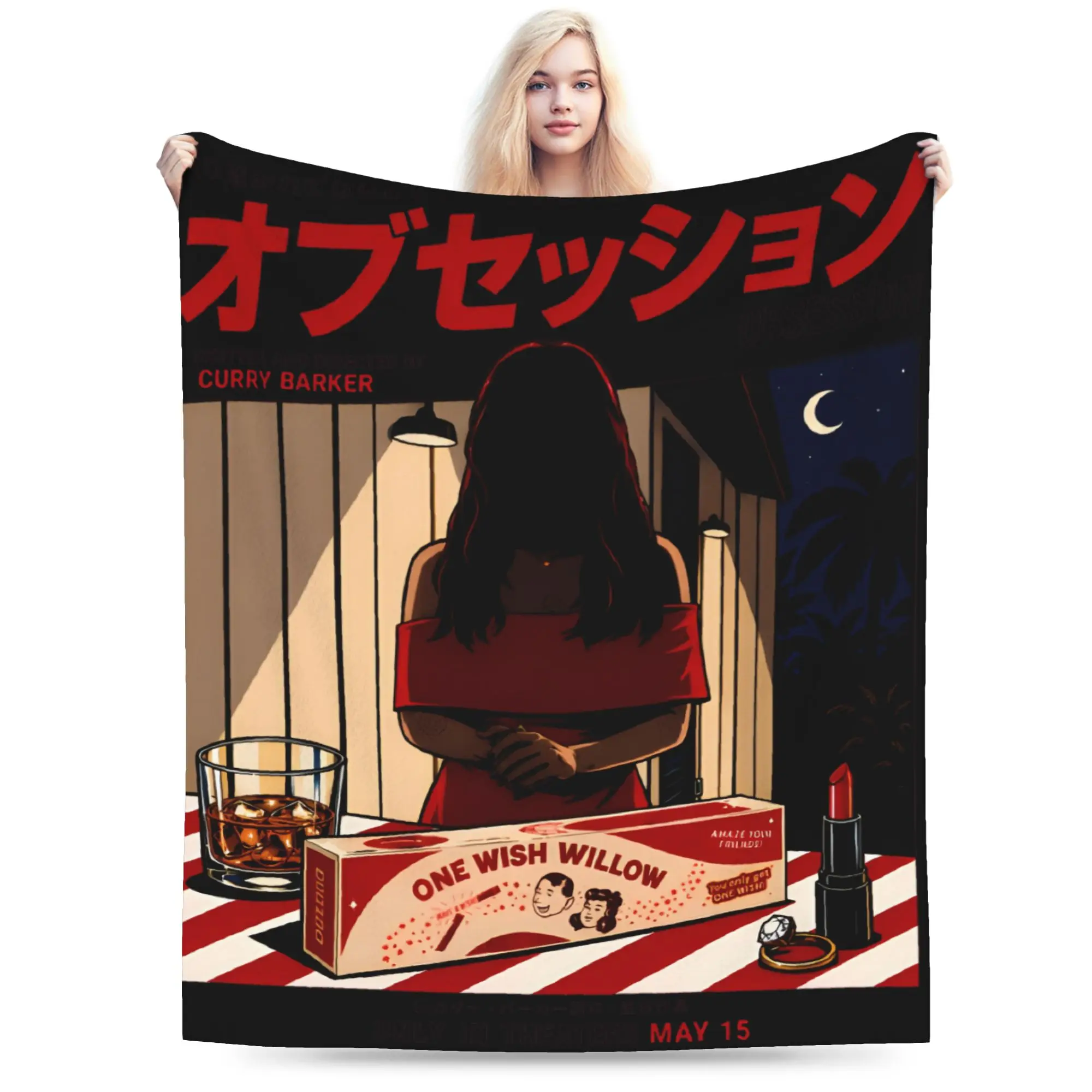 Obsession Movie 2026 Blankets Winter  Soft Comfy Throw Blanket For Girls Chair Sofa Bed Flannel Bedspread Bed Cover